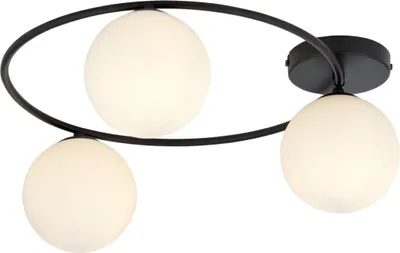 Immagine prodotto di Lampada da soffitto Emibig 3xE14 10W SOPRA 3 con 3 paralumi bianchi 1257/3
