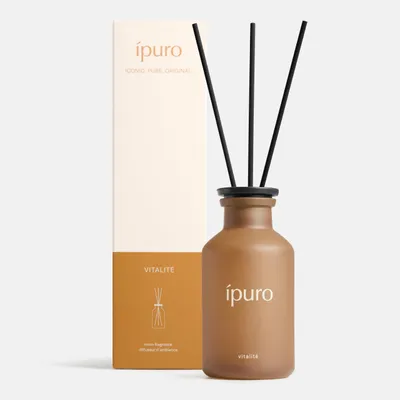 Immagine prodotto di Diffusore di fragranze per ambienti ipuro Classic VITALITÉ, 240 ml - Diffusore di ambienti con aroma di rosmarino