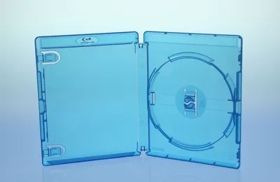 Produktbild von Amaray BluRay Hülle 15mm / 1fach 1er BD Hülle / Farbe: blau / high quality