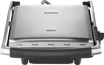Zdjęcie produktu dla SILVERCREST® Narzędzia kuchenne, grill do panini "SPM 2000 D2", 2000 W, z wskaźnikiem gotowości
