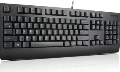 Produktbild von Lenovo Preferred Pro II, Volle Größe (100%), Kabelgebunden, USB, QWERTY, Schwarz