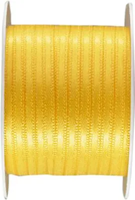 Produktbild von 6x Geschenkband 3 mm x 10 m gelb