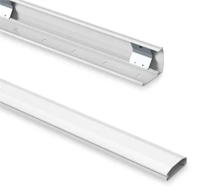 Produktbild von PUREMOUNTS Kabelkanal PM-CCA-050W, 50 cm, Aluminium, weiß