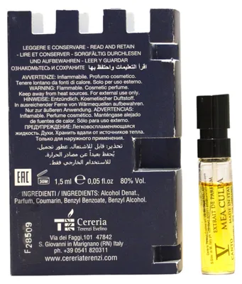 Obrázek produktu pro Canto, Mea Culpa, parfémový extrakt, unisex, 1,5 ml