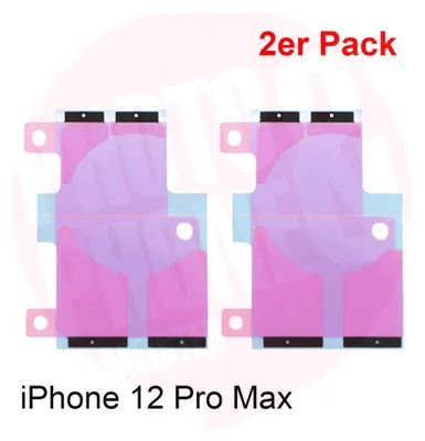 Produktbild von 2x iPhone 12 Pro Max Ersatz Akku Klebeband Batterie Kleber Klebestreifen Adhesive Sticker Neu