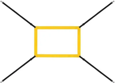 Produktbild von Baseball Strike Zone Zielnetz mit Haken Tragbares Softball-Baseball-Pitching-Genauigkeitstrainingsnetz Einstellbares Schlag-, Schlag- und Fangübungsnetz