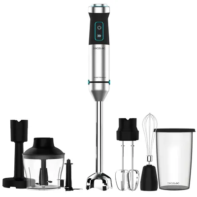 Image de CECOTEC 04274 - Mixeur plongeant Power TitanBlack 1500 XL PerfectCream&Crush