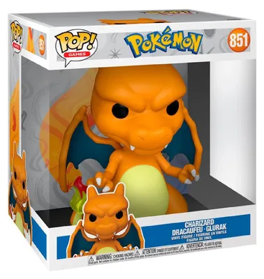 Zdjęcie produktu dla Funko POP Jumbo 10" Pokemon 851 Charizard Figurka Kolekcjonerska