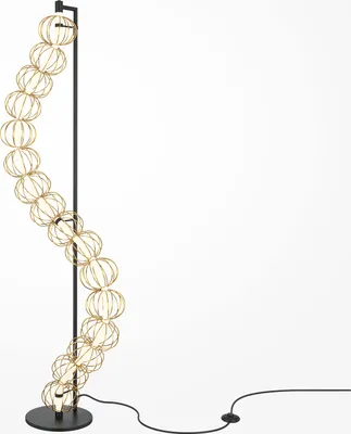 Zdjęcie produktu dla Lampa podłogowa Maytoni Golden Cage Gold MOD216FL-L38G3K