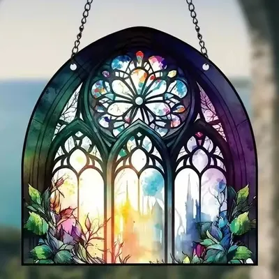 Produktbild von Sonnenfänger Gothic/Typ5 – Mystische Fensterdekoration KP31637
