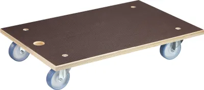 Produktbild von WAGNER Transporthilfe Multiplex MAXIGRIP 24 mm - 78 x 49 x 15 cm, Rollen ultrasoft Ø 100 mm, Tragkraft 500 kg - 20114601