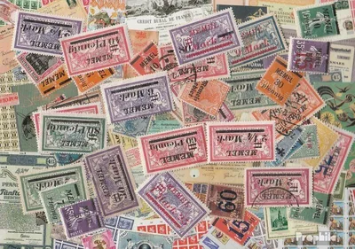 Produktbild von Briefmarken Memelgebiet 100 verschiedene Marken