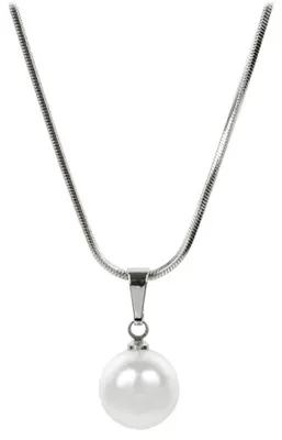 Image de Charmant collier de perles blanches