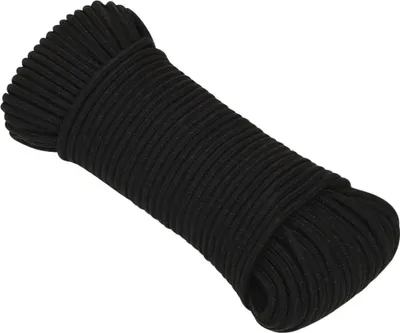 Produktbild von vidaXL Arbeitsseil Schwarz 5 mm 25 m Polyester