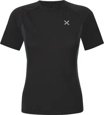 Produktbild von Montura RISE T-SHIRT WOMAN - leichtes T-Shirt für Hiking & Trekking, Farbe:90-BLACK, Größe:XS