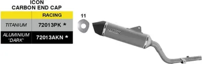 Produktbild von ARROW Slip-On Auspuff Icon Racing Titan für Honda CRF 300 L