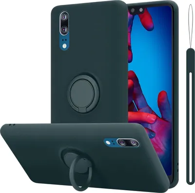 Obrázok produktu pre Cadorabo puzdro pre Huawei P20 ochranné puzdro v zelenej farbe puzdro na mobilný telefón TPU kryt