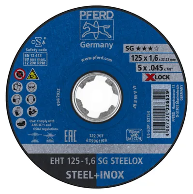 Obrázok produktu pre PFERD 61341123, 12,5 cm, 1,6 mm, 12200 ot/min, 25 kusov