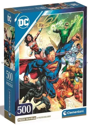 Produktbild von Clementoni DC, 500 Stück(e), Comics, 18 Jahr(e)