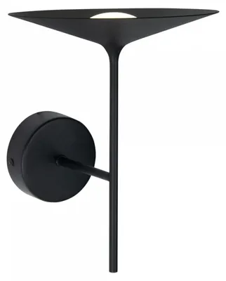 Immagine prodotto di Applique a LED HANA nera 6W, bianco caldo, 540 lm, alluminio, dimensioni: 21,2 x 17,5 x 21,8 cm, IP20, Maxlight