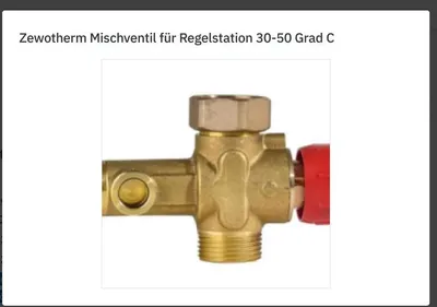 Produktbild von Zewotherm Mischventil für Regelstation 30-50 Grad C