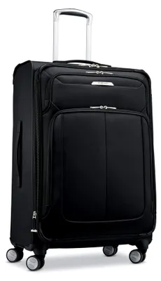 Produktbild von Solyte DLX Softside Expandable Luggage with Spinner Wheels, Midnight Black, Checked-Medium 25-Inch