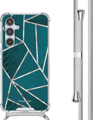 Immagine prodotto di Custodia di design imoshion con cinturino Samsung Galaxy A35 - Petrol Green Graphic