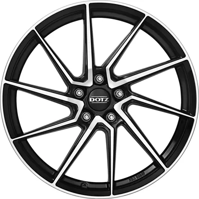 Produktbild von 4x DOTZ Felge Spa dark 8x18 ET40 5x112 OSAG8BP40 kompatibel mit Skoda KAROQ/KAROQ Scout KODIAQ OCTAVIA OCTAVIA Combi OCTAVIA Scout SUPERB SUPERB Combi SUPERB Scout YETI