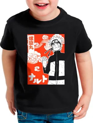 Produktbild von style3 Uzumaki Orange Kinder T-Shirt ninja anime manga cosplay