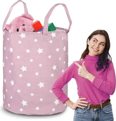 Obrázok produktu pre Kôš na hračky Nukido - ružový