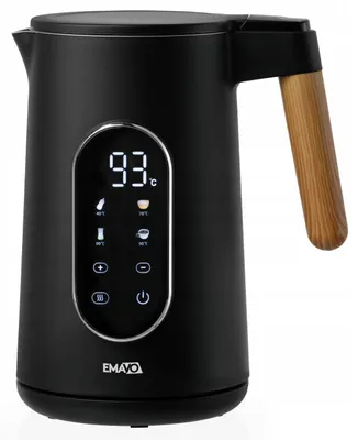 Produktbild von Elektrischer kabelloser Wasserkocher 1,7L 2200W Temperaturregelung EMAVO