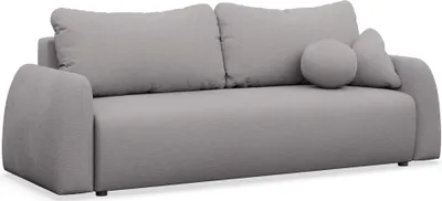 Produktbild von Selsey Nubelle – Sofa 3-Sitzer mit Schlaffunktion & Stauraum, Chenille, grau
