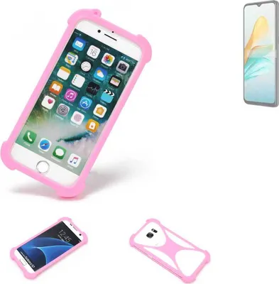Produktbild von K-S-Trade Handy Hülle kompatibel mit ZTE Blade A53 Schutz Hülle Bumper Silikon Schutz Hülle Cover Case Silikoncase Silikonbumper TPU Softcase