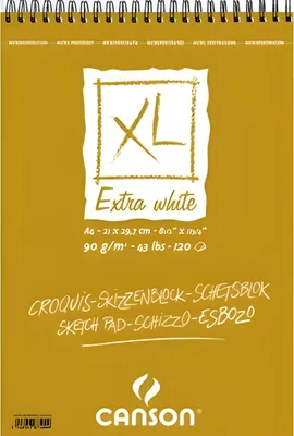Zdjęcie produktu dla Canson C200787500, Podkładka z papieru artystycznego, 90 g/m², 120 ark.