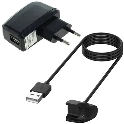 Immagine prodotto di subtel Caricabatteria System Connettore + Cavo USB compatibile con Alimentatore per smartwatch fitness tracker bracciale, 1A ricambio
