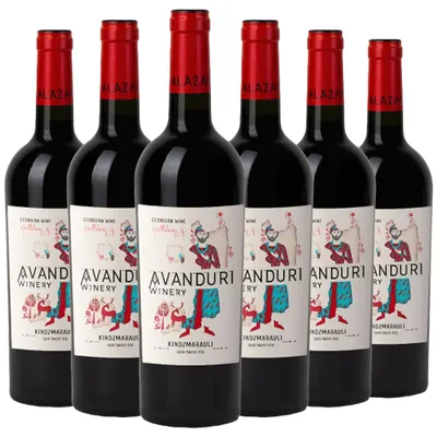 Produktbild von Avanduri Kindzmarauli 2022 Rotwein Lieblich (6 x 0.75L)