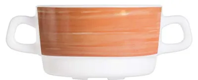 Productafbeelding van Brush Oranje soepkom, 32 cl, stapelbaar - 6 stuks