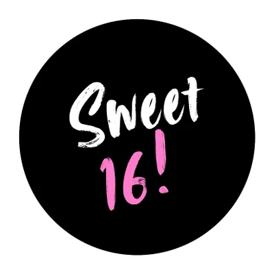 Produktbild von Tortenaufleger Sweet 16 - Geburtstag 20cm Fondant Motiv 4