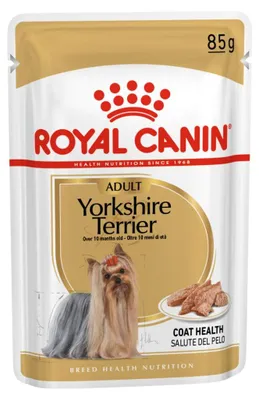 Zdjęcie produktu dla Royal Canin Yorkshire Terrier, Dorosły, Yorkshire Terrier, XS (<4 kg), Kurczak, Wieprzowina, 85 g