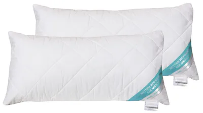 Produktbild von 2 Stück Betten Hofmann Faserkissen Kopfkissen 40x80 cm prall mit Reißverschluss