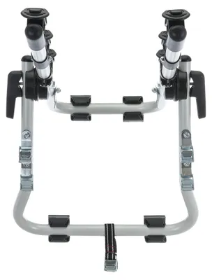 Imagen del producto de Portabicicletas para puerta trasera, acero, para 2 bicicletas, de montaje universal