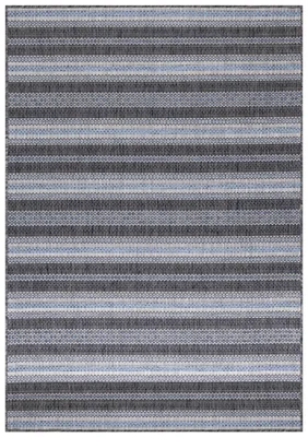 Obrázek produktu pro Teppium Vnitřní a Venkovní Koberec Sisal Vzhled Moderní Design Plochá Tkanina Voděodolný Balkon Terasa Obývací Pokoj, Velikost: 120x170 cm