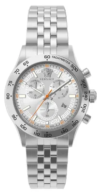 Produktbild von Versace Herren Uhr Armbanduhr Chronograph Edelstahl Hellenyium VE2U01325