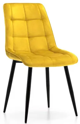 Obrázok produktu pre TRISTE 2 jedálenská stolička, žltý velvet