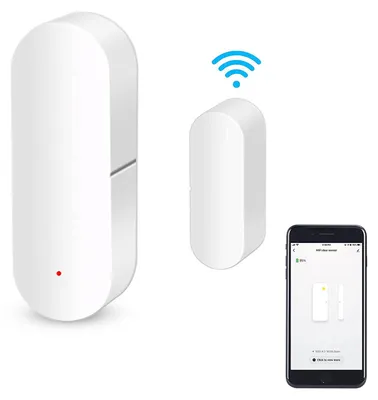Produktbild von Wlan Türsensor 2 Stück, Weiß, Kompatibel Mit Alexa Und Google Assistant, Für Fenster Und Türen, Ideal Für Smart Home Sicherheit