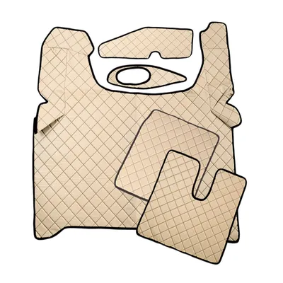 Image de Tapis de sol pour camion MAN TGX à partir de 2020 - Couverture de tunnel Camion Beige Automatique
