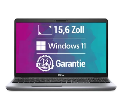Produktbild von Dell Latitude 5511 - 15,6 Zoll Full HD Laptop - Intel Core i7-10850H - 16GB RAM - 512GB SSD - Windows 11 Pro