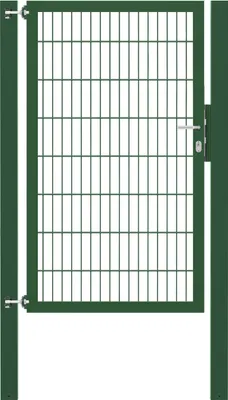 Produktbild von Alberts Einzeltor Flexo Plus mit Zubehör, zum Einbetonieren, grün, Breite 100 cm, Höhe 160 cm, Pfostenstärke 100 x 100 mm