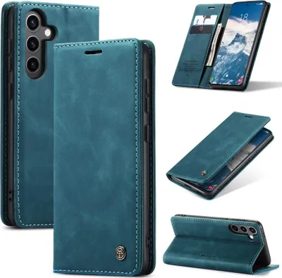 Produktbild von Samsung Galaxy S25 Hülle - CaseMe 013 Klapphülle - Blau