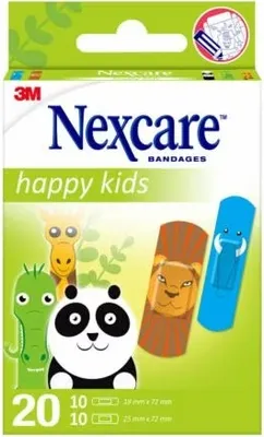 Immagine prodotto di Nexcare™ N0920AN Nexcare™ Pflaster Happy Kids Animals N0920AN bunt, 20 St.